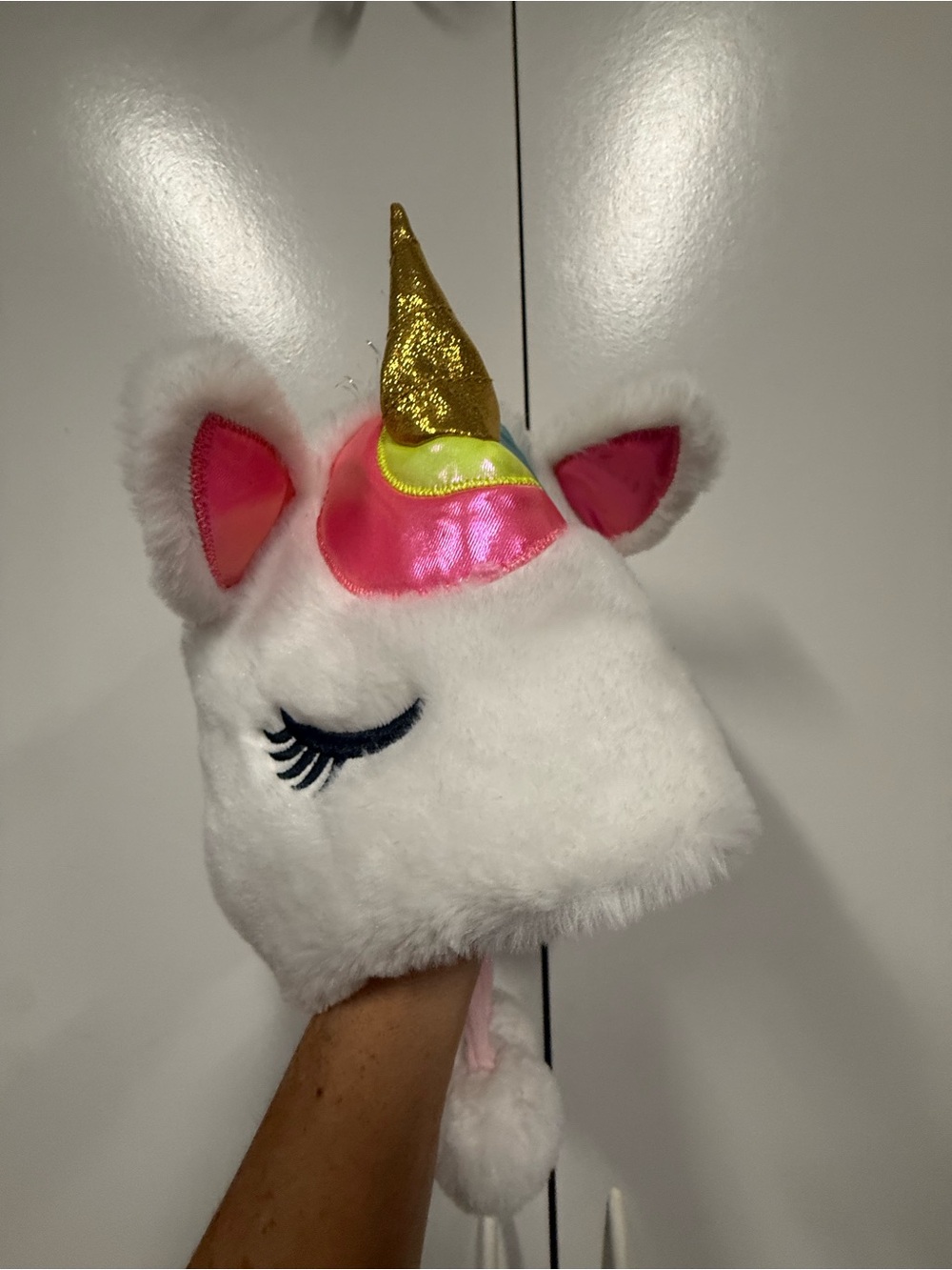 New deluxe plush Unicorn Hat - winter, costume. Dress up.